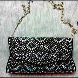 Beautiful D'Margeaux Gem Clutch / Purse